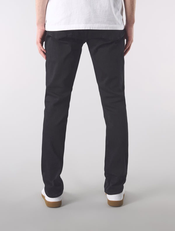 Pretty Green Erwood Slim Fit Jeans Black Rinse