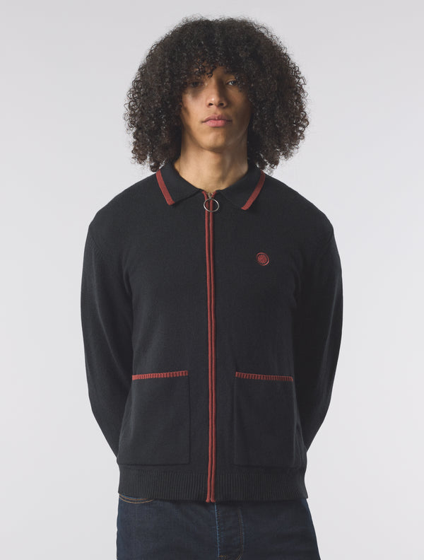 Pretty Green Evelyn Knit Shirt Black