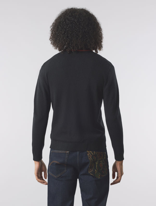 Pretty Green Evelyn Knit Shirt Black