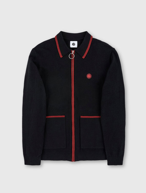 pretty green Evelyn Knit Shirt Black
