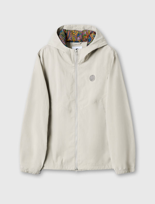 pretty green Feltham Hooded Jacket Grey