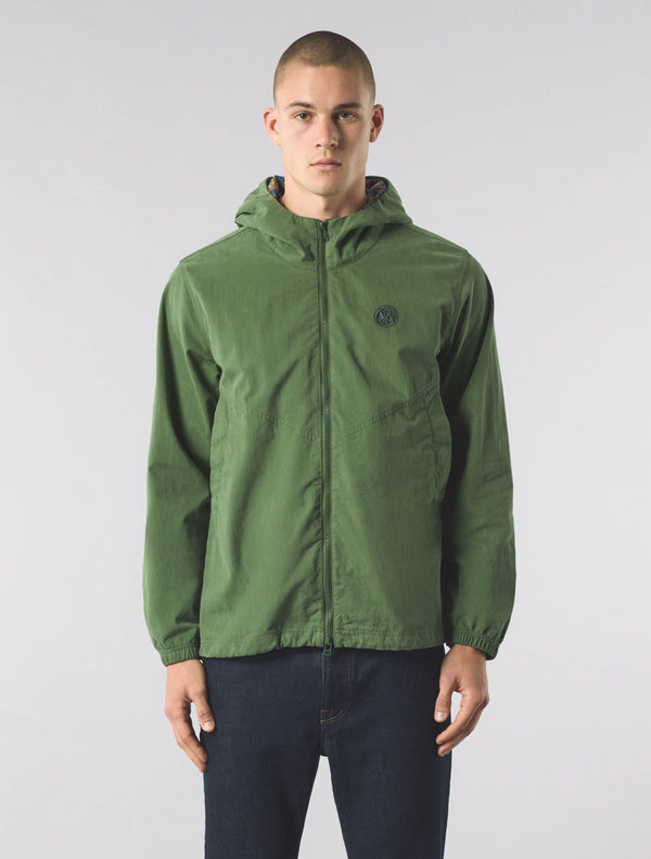 Pretty Green Feltham Hooded Jacket Khaki