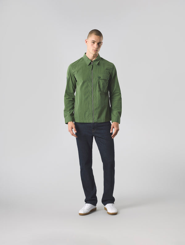 Pretty Green Feltham Overshirt Khaki