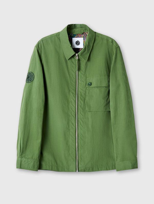 pretty green Feltham Overshirt Khaki