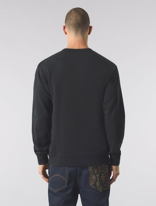 Pretty Green Gillespie Crew Sweat Black