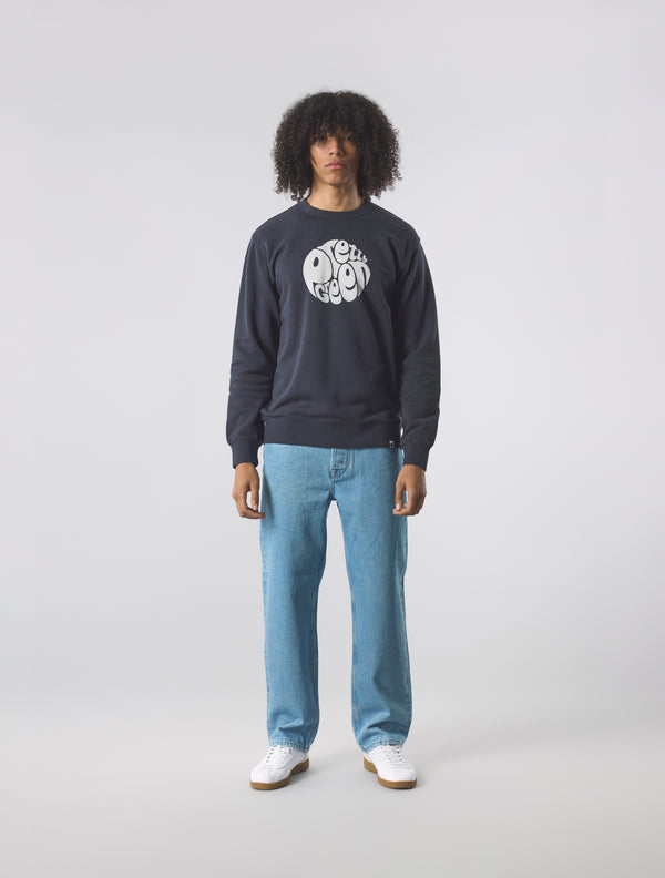 Pretty Green Gillespie Crew Sweat Navy