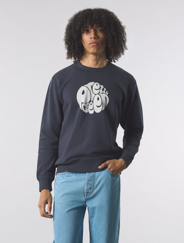 Pretty Green Gillespie Crew Sweat Navy