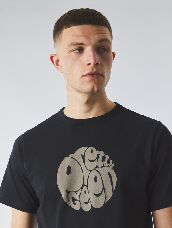 Pretty Green Gillespie T-shirt Black