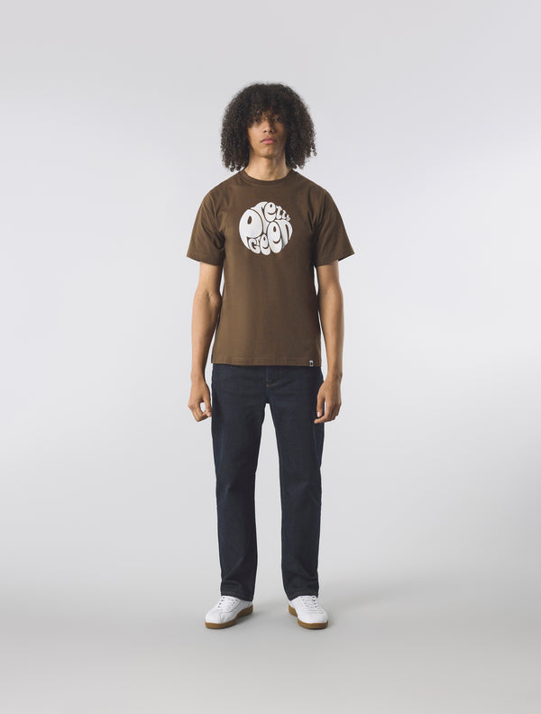 Pretty Green Gillespie T-shirt Brown