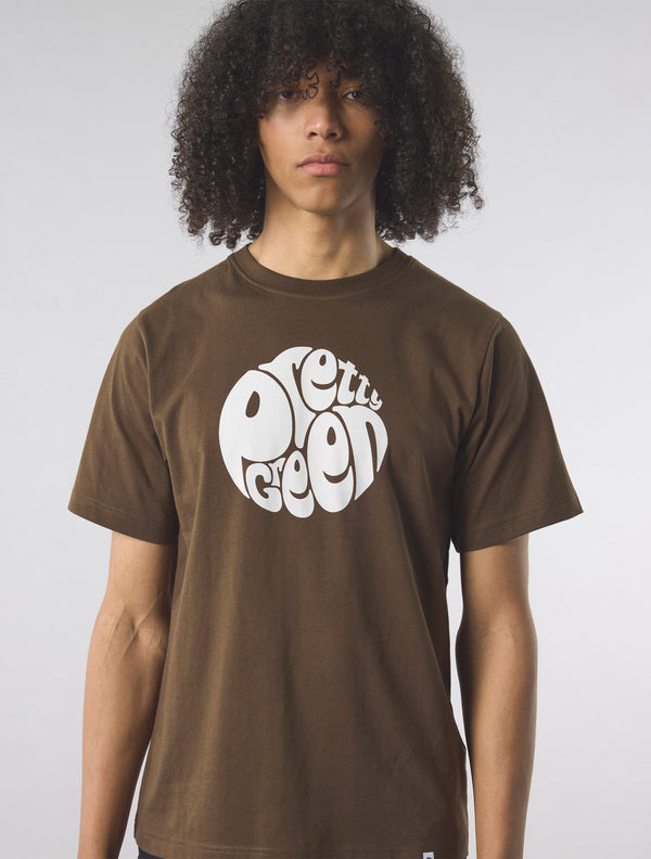 Pretty Green Gillespie T-shirt Brown
