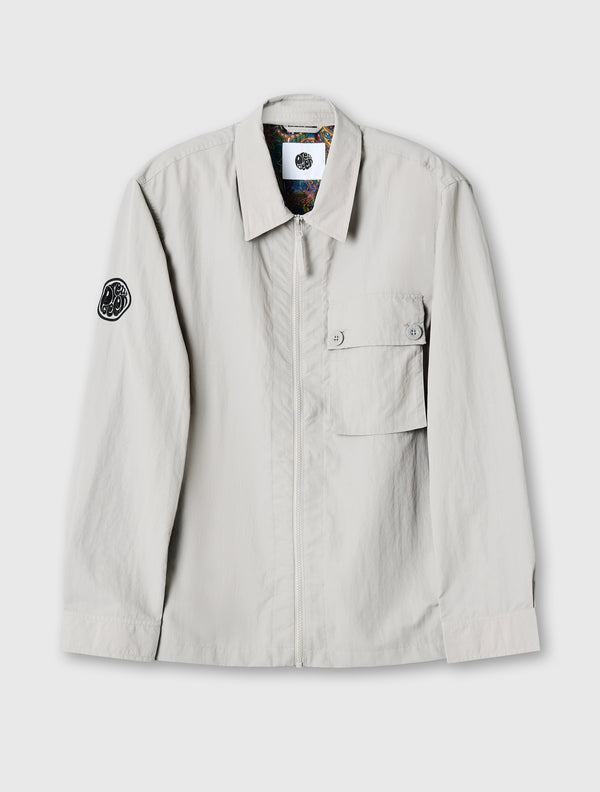 pretty green Heaton Overshirt Grey