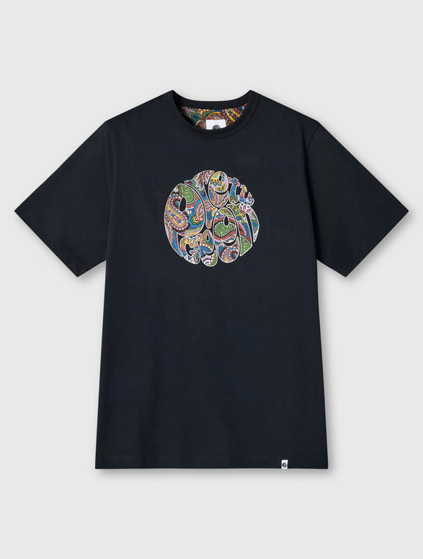 pretty green House Paisley Logo T-shirt Black