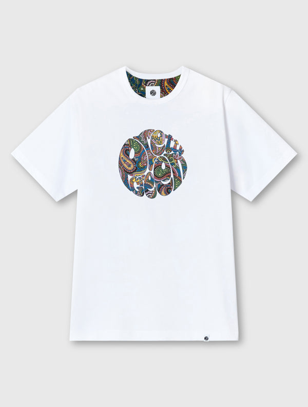 pretty green House Paisley Logo T-shirt White