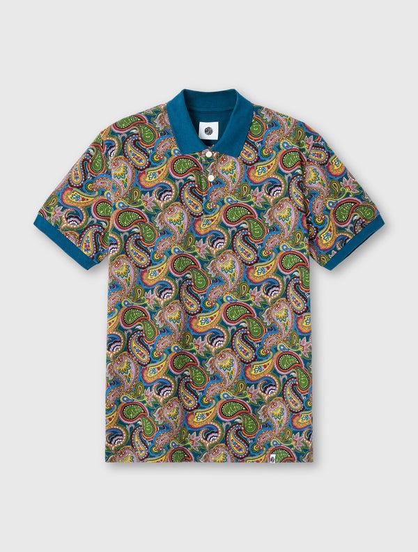 pretty green House Paisley Polo
