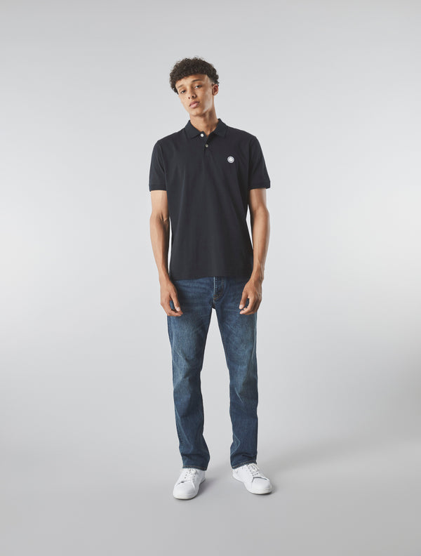 Pretty Green Jerry Jersey Polo Black