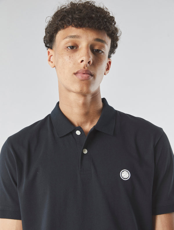 Pretty Green Jerry Jersey Polo Black