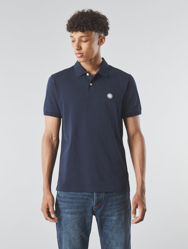 Pretty Green Jerry Jersey Polo Navy