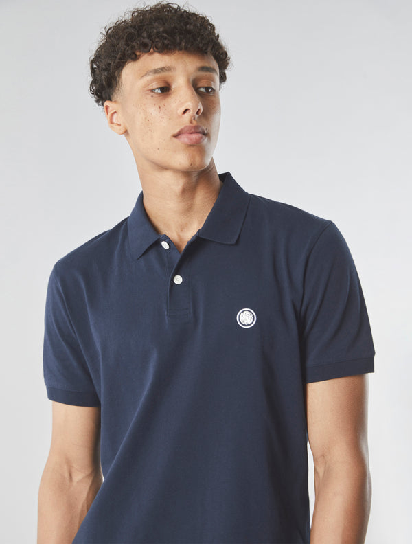 Pretty Green Jerry Jersey Polo Navy