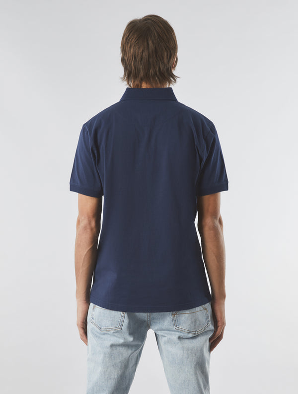 Pretty Green Jersey Polo Navy