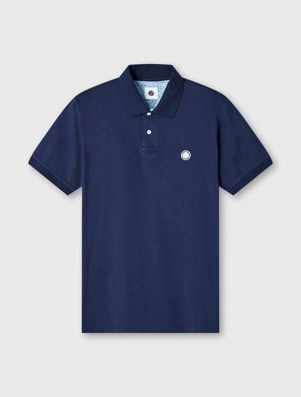 pretty green Jersey Polo Navy