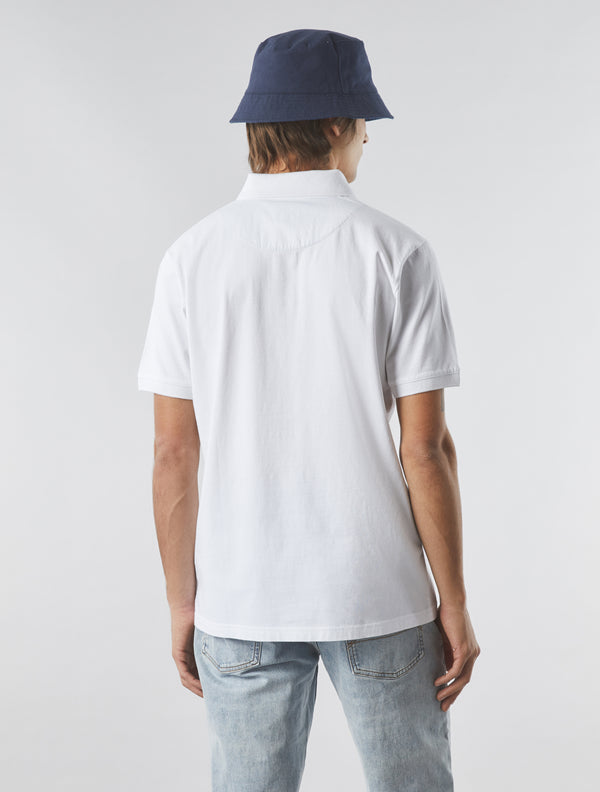 Pretty Green Jersey Polo White