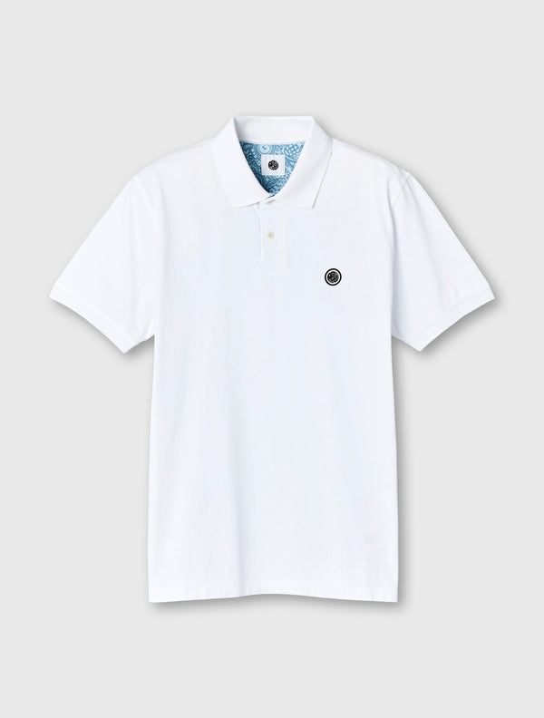 pretty green Jersey Polo White