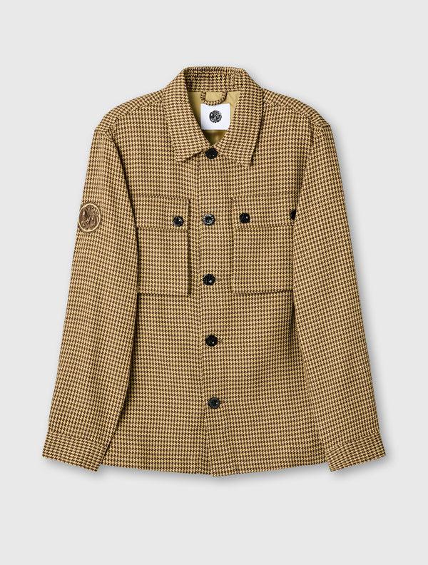 pretty green Kilburn Overshirt Taupe