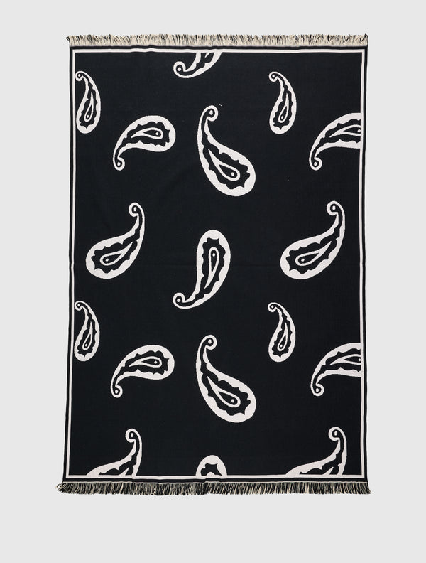 pretty green Lexham Paisley Blanket