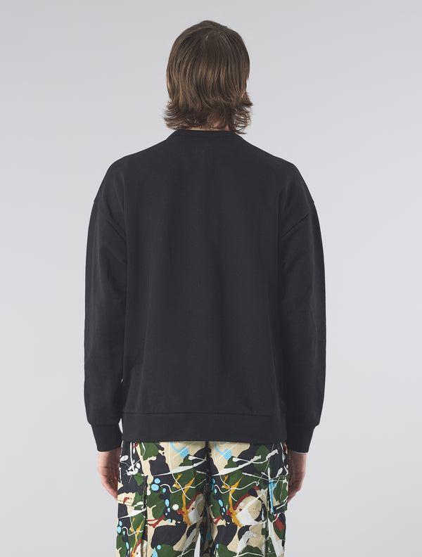 Pretty Green Live Forever Box Print Crew Sweat