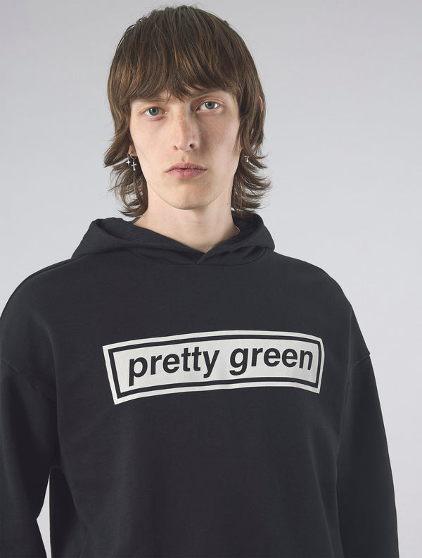 Pretty Green Live Forever Box Print Hoody