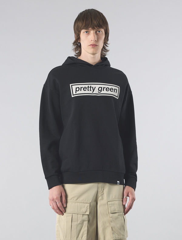 Pretty Green Live Forever Box Print Hoody
