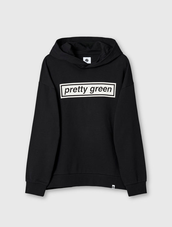 pretty green Live Forever Box Print Hoody