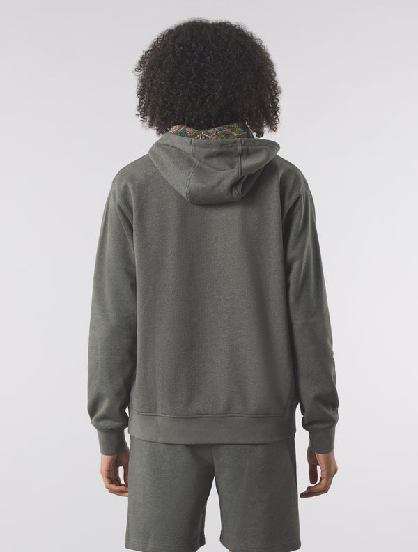 Pretty Green Lounge Hoody Grey