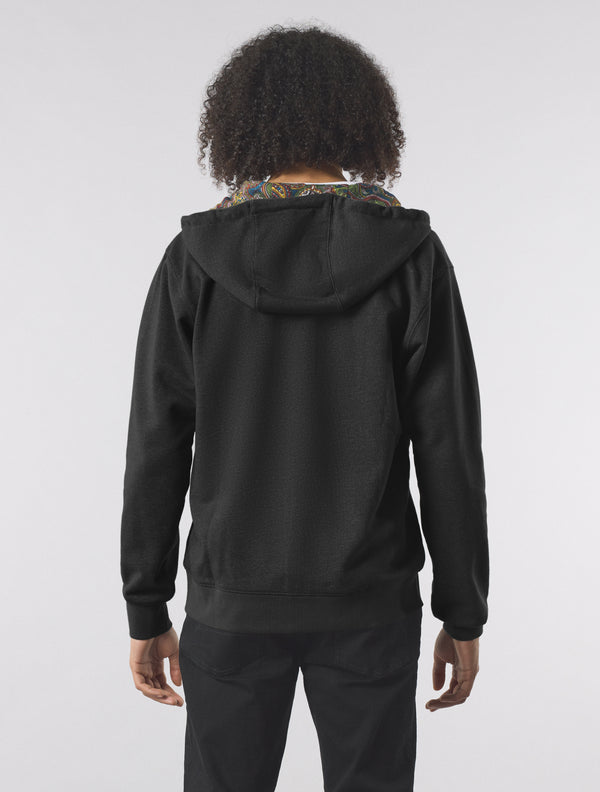 Pretty Green Lounge Zip Up Hoody Black