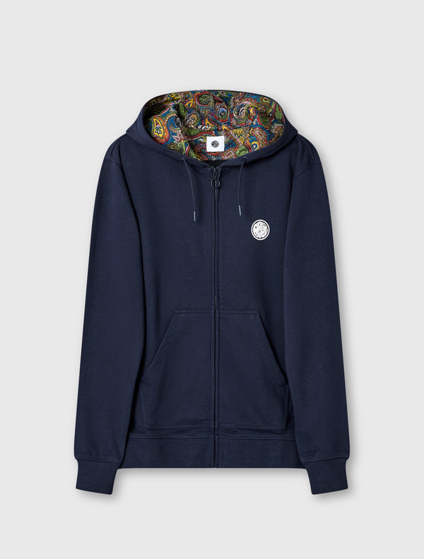 pretty green Lounge Zip Up Hoody Navy