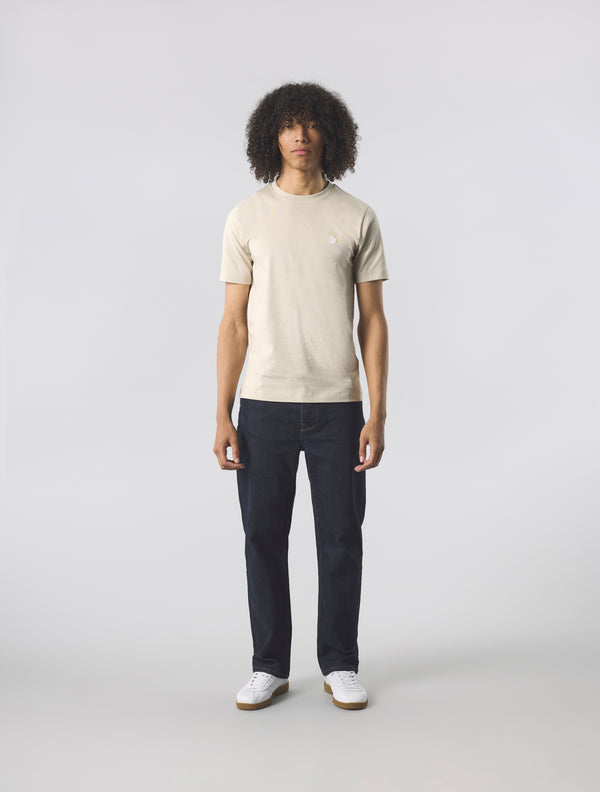 Pretty Green Mitchell Short Sleeve T-shirt Stone