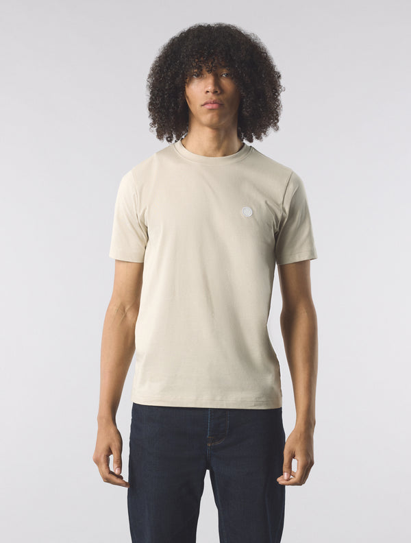 Pretty Green Mitchell Short Sleeve T-shirt Stone