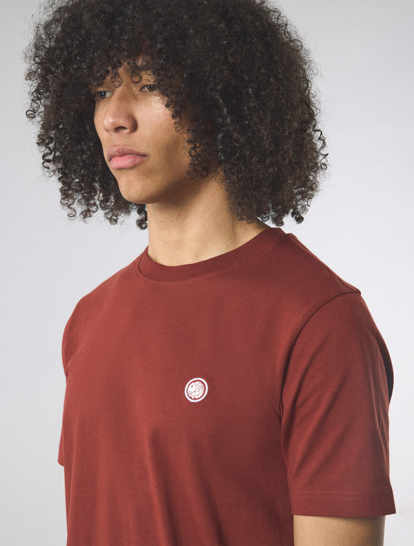Pretty Green Mitchell T-shirt Dark Burgundy