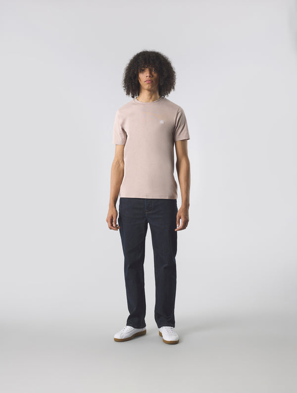 Pretty Green Mitchell T-shirt Dusky Pink