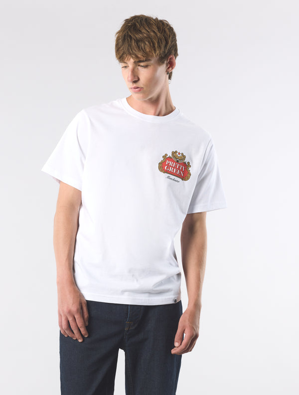 Pretty Green Nelson T-shirt White