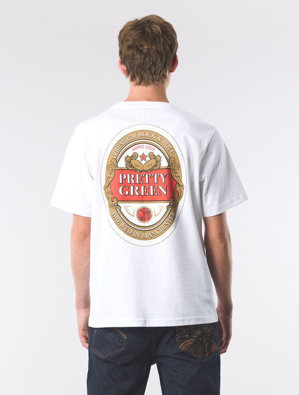 Pretty Green Nelson T-shirt White