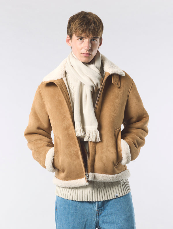 Pretty Green Norbury Scarf Stone