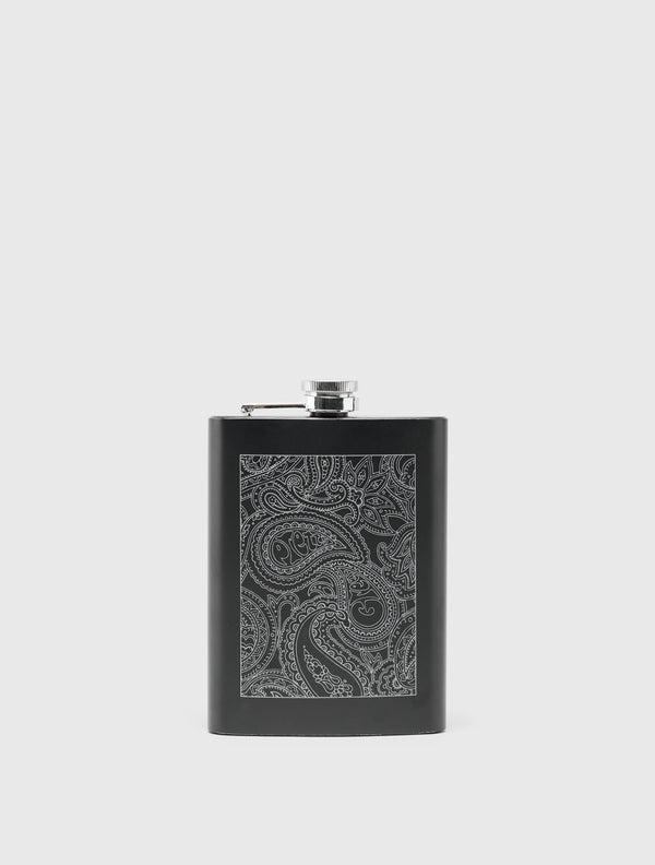 pretty green Paisley Hip Flask