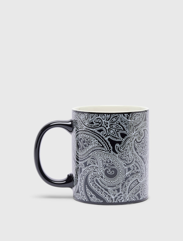 Pretty Green Paisley Mug