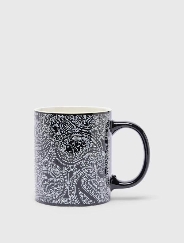 pretty green Paisley Mug