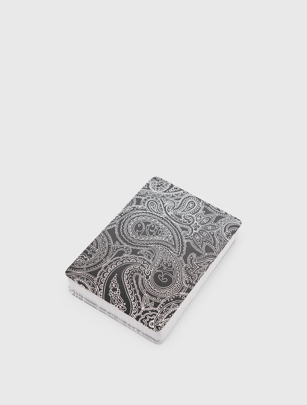 Pretty Green Paisley Playing Cards