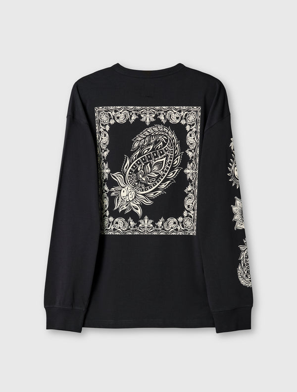 Pretty Green Parthian Long Sleeve T-shirt Black