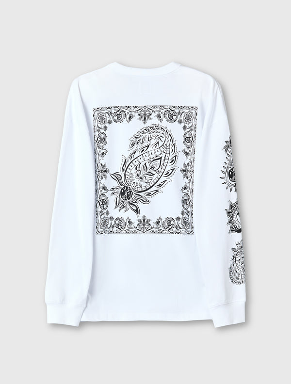 Pretty Green Parthian Long Sleeve T-shirt White
