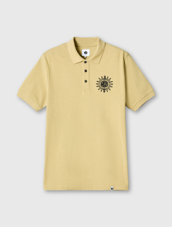 pretty green Parthian Motif Polo Taupe