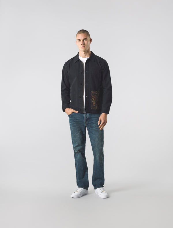 Pretty Green Parthian Pocket Overshirt Black